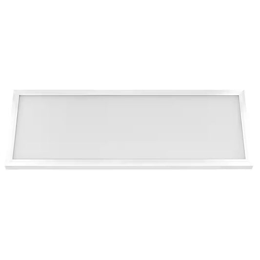 1-Pack 1 Ft. X 4 Ft. Smart Color Selectable RGBW Integrated LED White Flat Panel Ceiling Flush Mount Powered by Hubspace