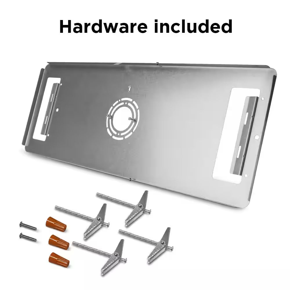 1-Pack 1 Ft. X 4 Ft. Smart Color Selectable RGBW Integrated LED White Flat Panel Ceiling Flush Mount Powered by Hubspace